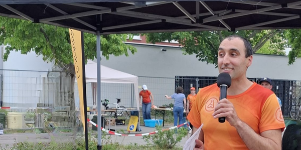 Daniel Jalalpoor eröffnet den Schifferstadter Triathlon